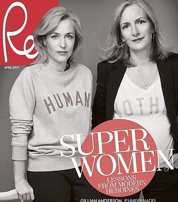 UK Red Magazine April 2017 Gillian Anderson & Jennifer Nadel Subscribers Cover