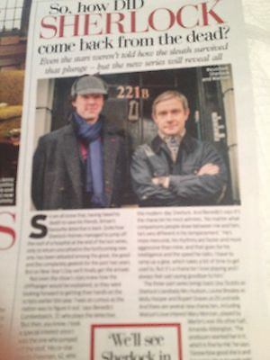 BENEDICT CUMBERBATCH interview MATTHEW RHYS MR DARCY UK 1 DAY ISSUE 2013 NEW