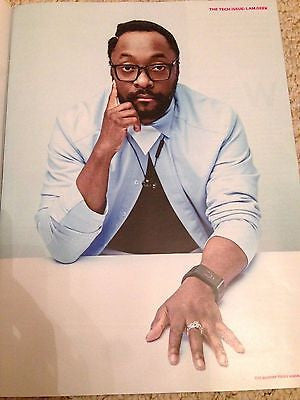 (UK) SUNDAY TIMES MAGAZINE NOVEMBER 2015 WILL.I.AM PHOTO COVER INTERVIEW