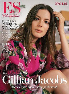 Love GILLIAN JACOBS Photo Cover Interview UK London ES MAGAZINE APRIL 2016 NEW