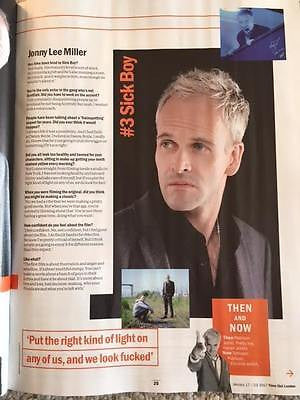 TRAINSPOTTING 2 - ROBERT CARLYLE - Ewan McGregor Time Out London UK magazine January 2017