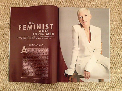 UK Annie Lennox Promo Style Magazine Cover Eurythmics October 2014