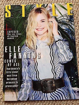 (UK) STYLE MAGAZINE JUNE 2016 ELLE FANNING PHOTO COVER INTERVIEW