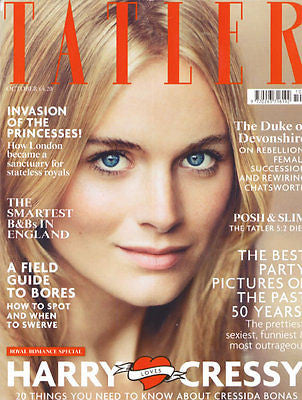 TATLER Magazine OCTOBER 2013 CRESSIDA BONAS Alexina Graham VASILISA PAVLOVA