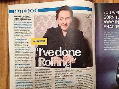 JOHN CUSACK interview MAPS TO THE STARS UK 1 DAY ISSUE MAX IRONS THE WHITE QUEEN