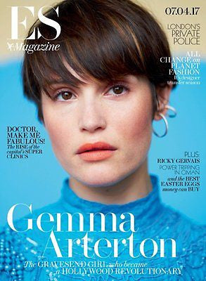 GEMMA ARTERTON Photo Cover interview UK ES MAGAZINE April 2017