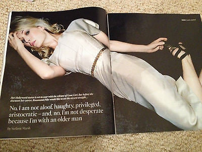 TIMES MAGAZINE SEPT 2014 ROSAMUND PIKE BERNARD SUMNER IAN CURTIS NICOLAS CAGE