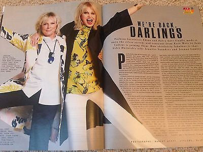 Joanna Lumley & Jennifer Saunders The Ab Fab Movie UK Style Magazine June 2016