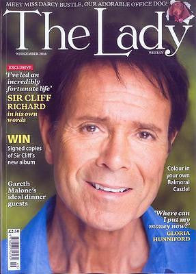 UK LADY Magazine December 2016 SIR CLIFF RICHARD PHOTO COVER INTERVIEW