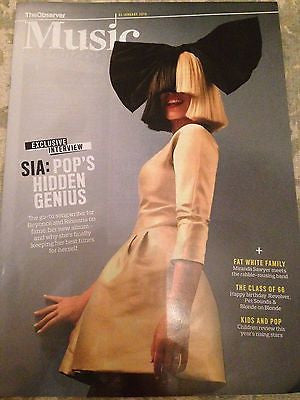 This is Acting SIA PHOTO INTERVIEW OBSERVER MAGAZINE JAN 2016 THE BEATLES