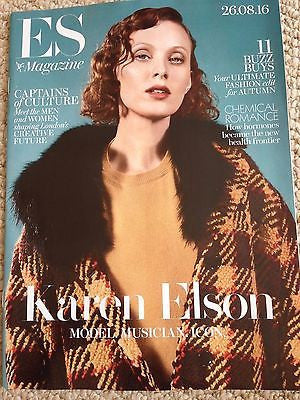 (UK) ES MAGAZINE August 2016 KAREN ELSON PHOTO COVER INTERVIEW