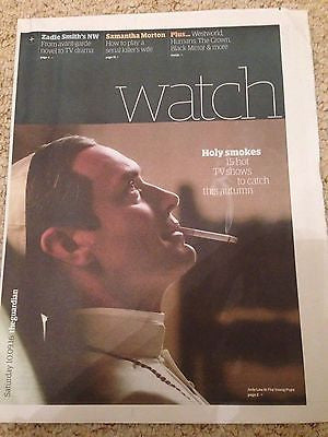 Young Pope JUDE LAW Photo Cover UK Watch Supplement Sept 2016 Samantha Morton