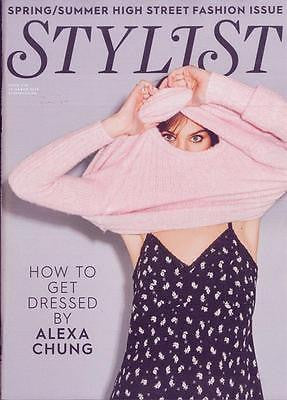 ALEXA CHUNG Photo Cover interview UK STYLIST MAGAZINE March 2016