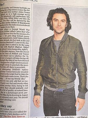 UK Times Review July 1 2017 Aidan Turner Charles Dance