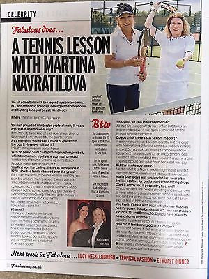 FABULOUS Magazine July 2017 Lucy Fallon Martina Navratilova Martine McCutcheon