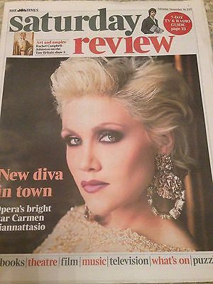 (UK) TIMES REVIEW MAGAZINE NOVEMBER 2015 CARMEN GIANNATTASIO PHOTO INTERVIEW