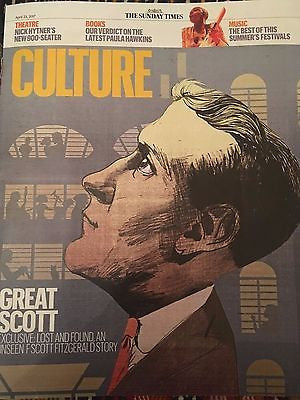 UK Culture Magazine April 2017 F SCOTT FITZGERALD BILL NIGHY STEPHANIE HYAM