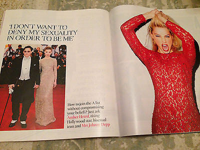Mrs Johnny Depp AMBER HEARD PHOTO INTERVIEW TIMES MAGAZINE JUNE 2015 VIC REEVES
