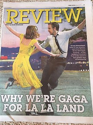 UK Express Review January 2017 Ryan Gosling Emma Stone La La Land Interview