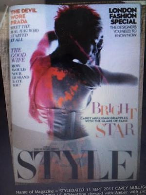 Style Magazine September 2011 Carey Mulligan Tara Fitzgerald Amber Le Bon