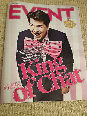 UK Michael McIntyre EVENT Magazine Promo Cover Clippings Interview Jenny Agutter