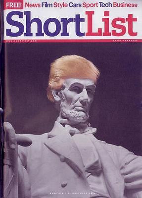 DONALD TRUMP - PRESIDENT TRUMP - ADAM DRIVER UK SHORTLIST MAGAZINE NOVEMBER 2016