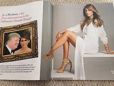 MELANIA TRUMP interview DONALD UK 1 DAY ISSUE 2016 STEVEN GERRARD KATE MIDDLETON