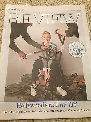 TELEGRAPH REVIEW 23 JULY 2016 ELLEN DEGENERES William Eggleston Brian Eno