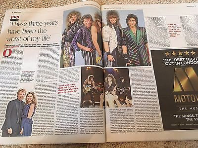 (UK) TIMES REVIEW OCTOBER 2016 JON BON JOVI PHOTO INTERVIEW