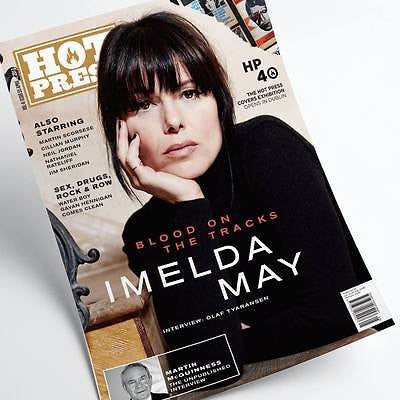 IMELDA MAY Photo Cover INTERVIEW HOT PRESS MAGAZINE MAY 2017 - CILLIAN MURPHY