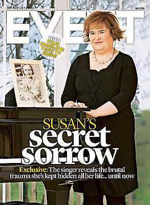 SUSAN BOYLE PHOTO COVER INTERVIEW UK EVENT MAGAZINE 11/16 MARK GATISS JAMES MAY