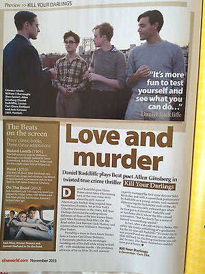 FILM MAGAZINE 2013 Michael Fassbender Sam Claflin Daniel Radcliffe Alan Rickman