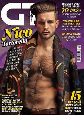 Gay Times Magazine March 2017 - Nico Tortorella Photo Cover Interview