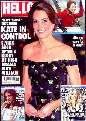 Hello! magazine - February 2017 Kate Middleton Prince William Adele
