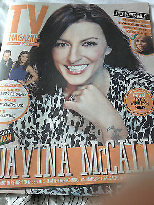 NEW TV Magazine 2014 Davina McCall Nico Mirallegro Mark Jordon Stephen Moyer