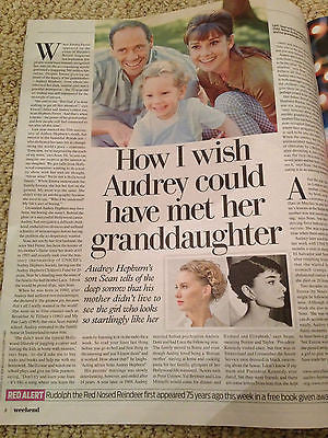 WEEKEND MAGAZINE 2014 KATHLEEN TURNER AUDREY HEPBURN TYNE DALY RICHARD HAMMOND