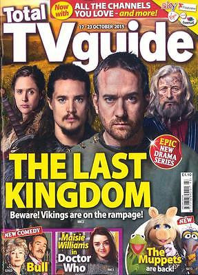 (UK) TV GUIDE MAGAZINE OCT 2015 THE LAST KINGDOM MATTHEW MACFADYEN RUTGER HAUER