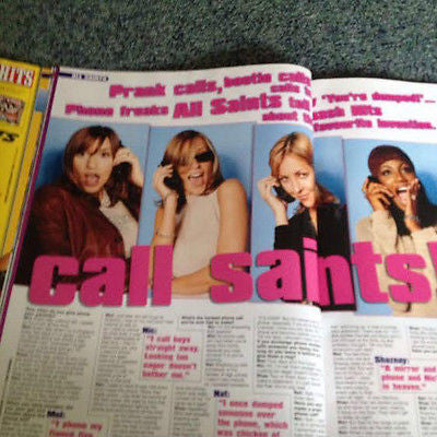 UK POP MAGAZINE ALL SAINTS RARE INTERVIEW SHAZNAY LEWIS NICOLE APPLETON
