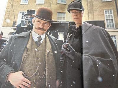 Sherlock Benedict Cumberbatch Martin Freeman PHOTO INTERVIEW UK MAGAZINE 2015