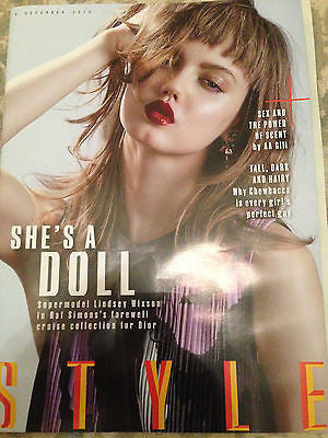 LINDSEY WIXSON PHOTO UK COVER INTERVIEW STYLE MAGAZINE DECEMBER 6 2015 NEW