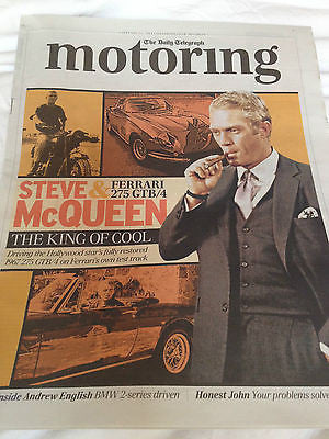 Telegraph Motoring Supplement 25 January 2014 - Steve McQueen Ferrari 275 FTB/4