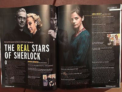 Sherlock Louise Brealey Amanda Abbington Photo interview UK MAGAZINE Jan 2017