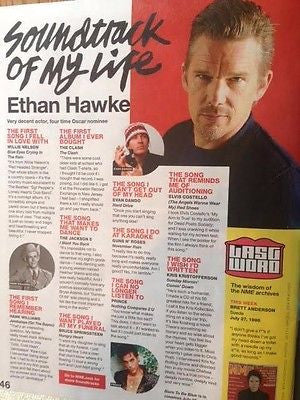 CHRIS PINE Ethan Hawke DUA LIPA Noel Gallagher UK NME MAGAZINE July 2016