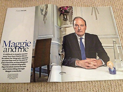 CHARLES MOORE interview MARGARET THATCHER UK 1 DAY ISSUE 2014