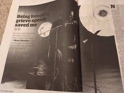 NICK CAVE UK PHOTO COVER INTERVIEW MAY 2017 Dennis Quaid Perfume Genius Mindhorn