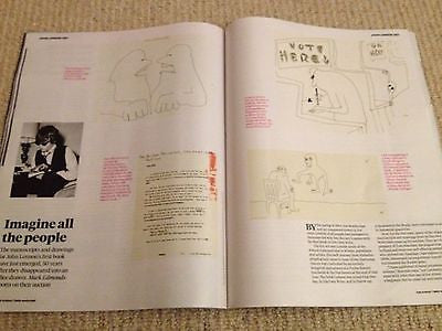 The Beatles JOHN LENNON special PHOTO MAGAZINE 2014 IAN WATKINS LOST PROPHETS