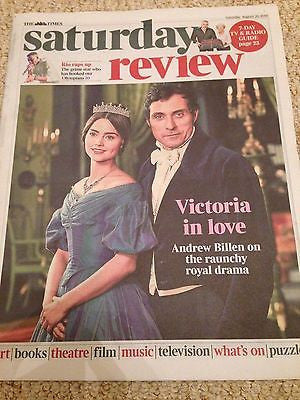 VICTORIA Jenna Coleman & Rufus Sewell Photo Cover UK Times Review August 2016