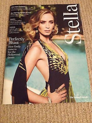 Edge of Tomorrow EMILY BLUNT PHOTO COVER INTERVIEW MAY 2014 STELLA MAGAZINE NEW