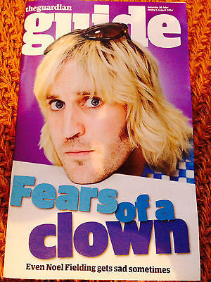 Mighty Boosh NOEL FIELDING PHOTO COVER GUIDE MAGAZINE JULY 2014 BRAND NEW