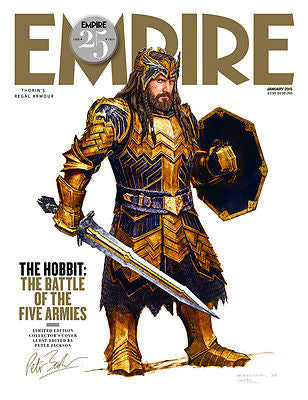 EMPIRE MAGAZINE JANUARY 2015 RICHARD ARMITAGE - THORIN RARE UK COLLECTOR'S COVER